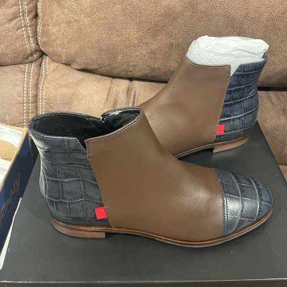 New nib Marc Joseph leather ankle boots low sz 6.5 m - Picture 2 of 6